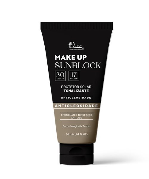 PROTETOR SOLAR TONALIZANTE – BEGE - MAKE UP SUNBLOCK - FPS 30